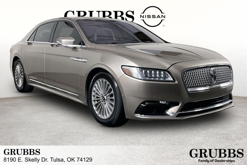 2019 Lincoln Continental Reserve in Mocha Metallic — front three-quarter view