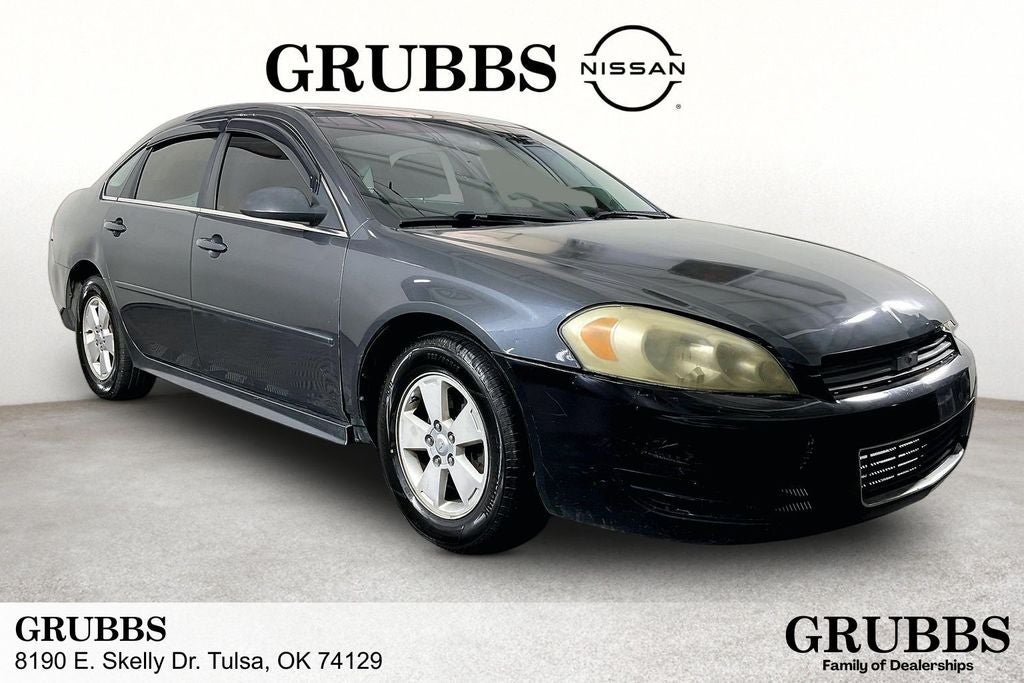 2011 Chevrolet Impala LS in Cyber Gray Metallic — front three-quarter view